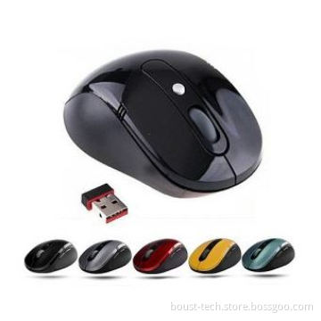 Boust Wireless Portable 2.4GHz RF Optical Mouse USB Receiver (BST-AKH)